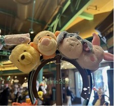 Authentic Disney shanghai diy plush Headband hair accessories winnie the pooh