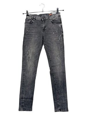 Cars Jeans Destroyed Jeans Kinder Hose Grau Gr. 152 Casual Baumwolle