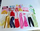 Vintage Barbie Large Lot of 34 Clothes and Accessories All used some wear #2