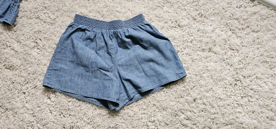 Conjunto de 12 Top y Pantalones Cortos Polo Ralph Lauren Niñas Azul Foto 4 de 4