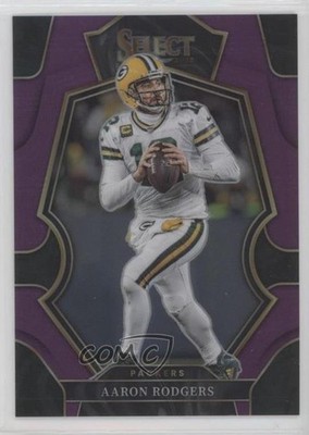 2022 Panini Select Premier Level Purple Prizm 4/75 Aaron Rodgers #136 o7m