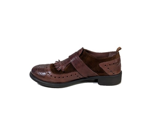 Latika mocassini donna mh108 marrone - Foto 3 di 5