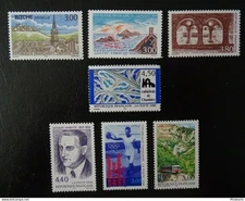 France Mi 3153+3158+3159+3161+3162+3163+3164**, Y 3015+3016..3018-21 MNH