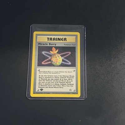 Pokemon Karte - Neo Genesis Miracle Berry 94/111 WOTC - NM - 1. Edition - Uncom
