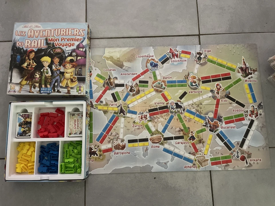 Jeu de société - Les Aventuriers du Rail : Mon premier voyage - Days Of Wonder - Photo 1/1