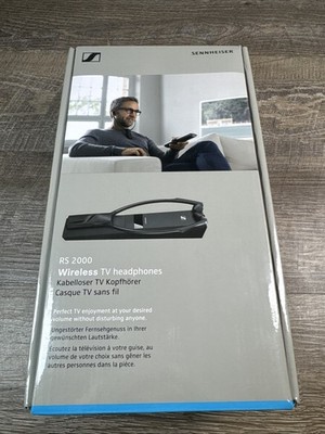 Sennheiser Kopfhörer Set RS 2000 Kabelloses Hörsystem für TV und Musik Anlage
