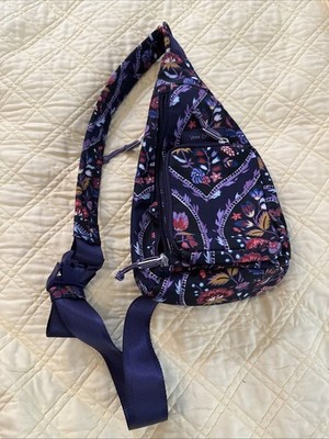 Vera Bradley Lighten Up Mini Sling Backpack Waist Pack Belt Bag Coin ID Foxwood