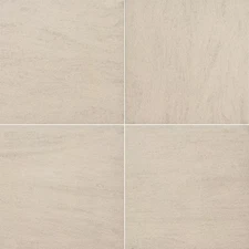 Living Style Beige 2 Cm. X 24 In. X 24 In. Matte Porcelain Stone Look Paver (8 S