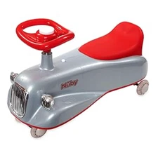 Nuby Twist N' Ride Classic Car - Fun Lights & Design - Easy-to-Ride - 3+ Years