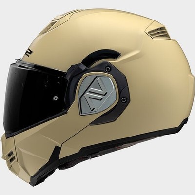 LS2 FF906 Advant solid matt sand flip-back modular motorcycle helmet