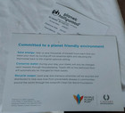 PLANET HOLLYWOOD LAS VEGAS NEVADA    CHECK-IN CARD AND ENVIROMENTAL INFO — photo 2