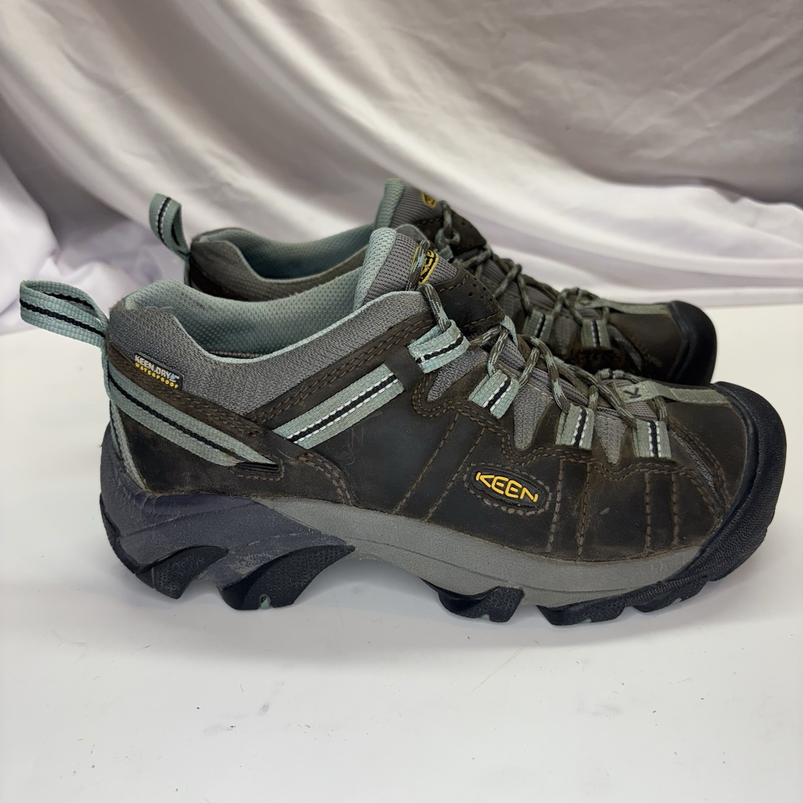 Scarpe Keen Targhee II da donna taglia US 8 sneaker sportive da trekking marrone blu