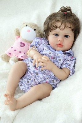 Reallife Reborn Baby Dolls Girl Realistic Newborn Baby Purple Ellie 20 In