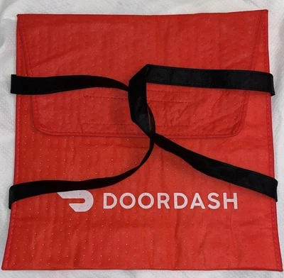 •••NEW••• DoorDash Large Insulated Food Pizza Deliver Bag Tote 19x19x5