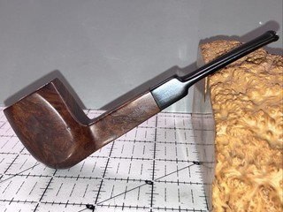Golden Squad Square Shank Panel Billiard Estate Pipe Made In England No Reserve
