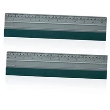  Vinyl Wrap Squeegee for Vinyl with Ruler and Micro 11.4 inch Gray With Green