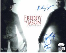 Ken Kirzinger & Spencer Stump signed 8x10 Photo Jason Voorhees Freddy vs Jason