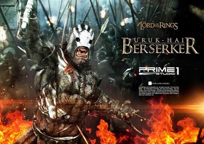 Prime 1 Studio Uruk-Hai Berserker DELUXE 1/4 Scale Statue Collectible Figure Gk