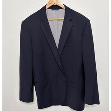 Brooks Brothers Explorer Madison Fit Navy Blue Wool Blend Blazer Sport Coat 48R