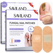 Extra Strength Fungal Nail Patches - 8H Overnight Repair, 64 PCS, Toenail Treatm