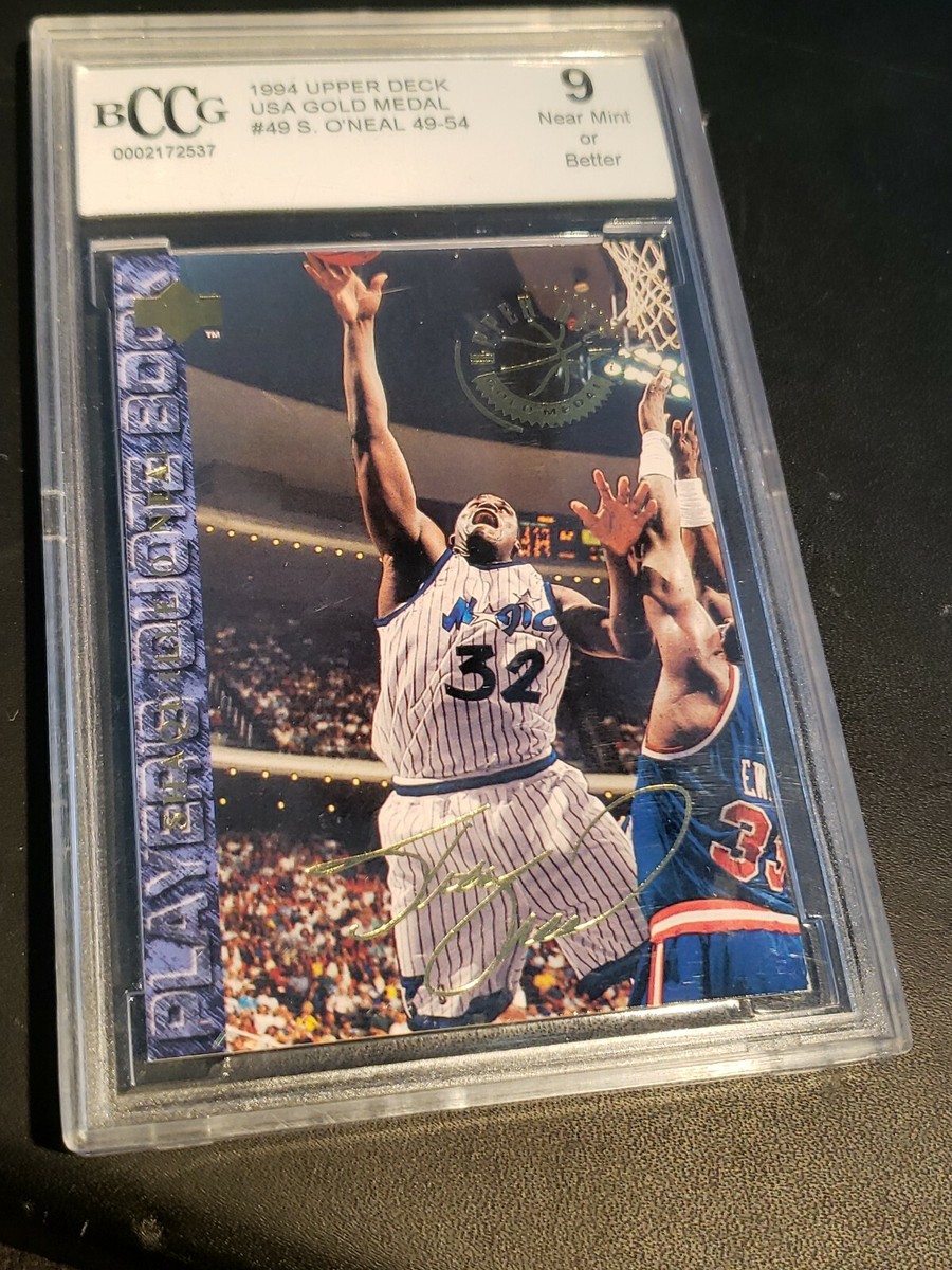 SHAQUILLE O'NEAL 1994 UPPER DECK USA GOLD MEDAL #49 BCCG 9 | eBay