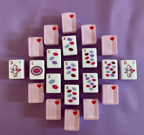 Fayes LOVE Mah Jongg tiles Two Sparrows Mahjong frog prince jokers kewpie dragon - Picture 5 of 13