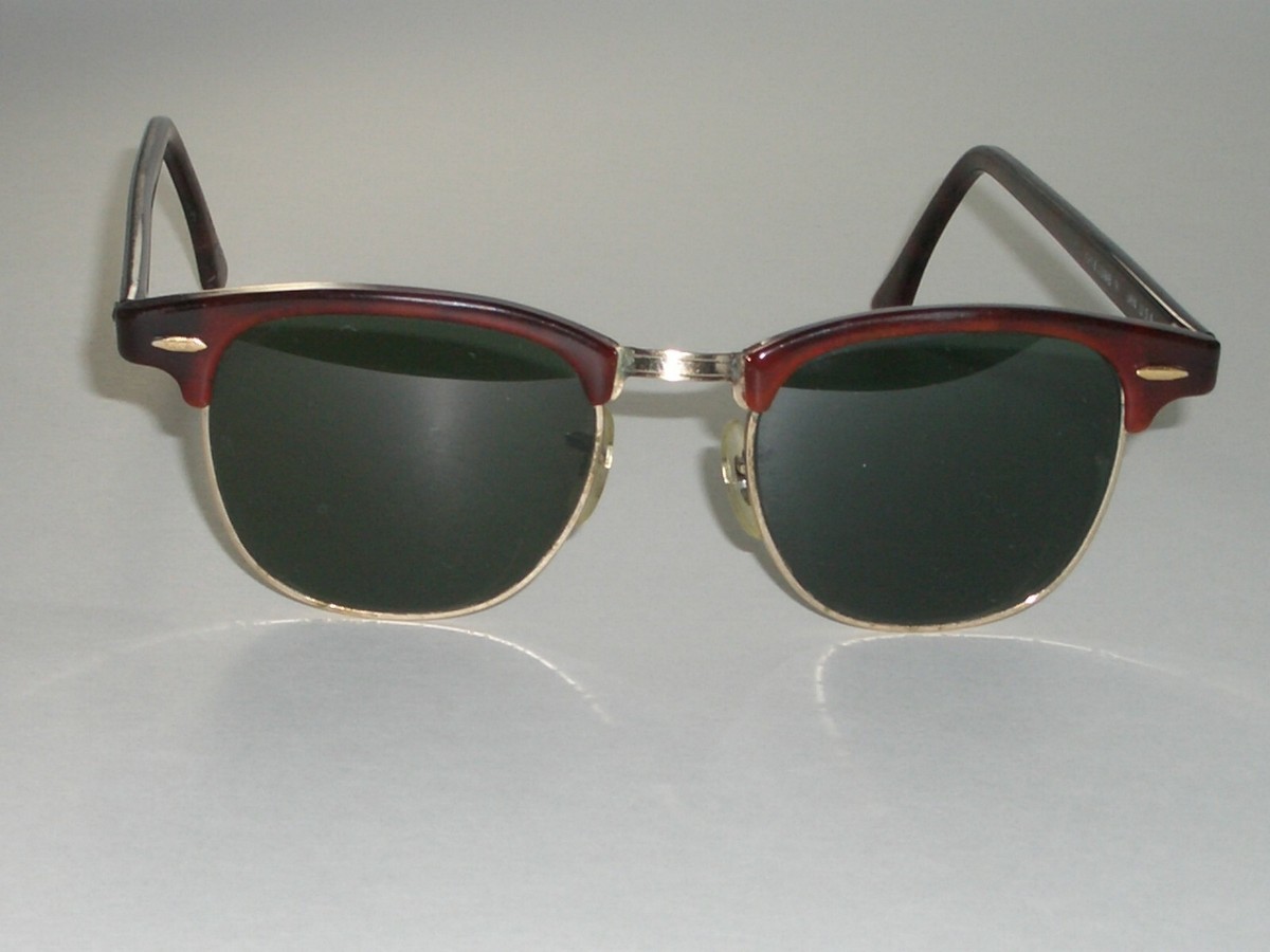 【B&L USA製】Ray-Ban ヴィンテージクラブマスター W0366 1970's VINTAGE B&L RAY-BAN W0366 DARK TORT/GOLDEN G15 UV