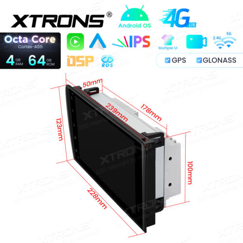XTRONS 8" IPS Octa Core Android 14 Autoradio GPS Navi WiFi 64G 4G für AUDI A3 S3 - Bild 5 von 18