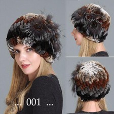 Handmade Womens Real Rex Rabbit Fur Winter Ke...