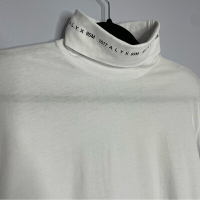 ALYX タートルネック 1017 ALYX 9SM White Visual Turtleneck Long Sleeve Medium
