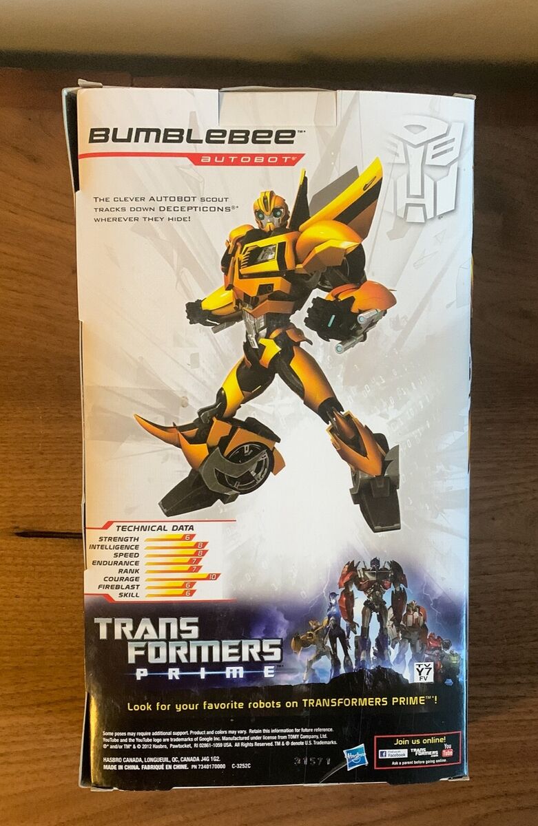 *NEW* Transformers Prime BUMBLEBEE Hasbro 2012 Action 12' Figure