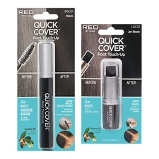 RED by Kiss Quick Cover Gray Hair Touch Up, Moisturize and Shine, Brush Type & S