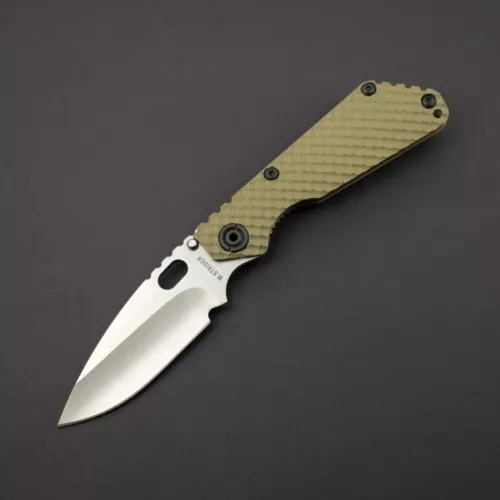 NEW! Strider Knives SnG DGG, MagnaCut, OD Green G10/Antique Bronze Titanium