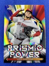 2021 #PP-14 Luis Castillo Topps Chrome Baseball Prismic Power Reds