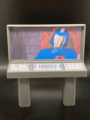 CUSTOM COMPUTER for 3.75'' FIGURE GI JOE ARAH 1/18 scale FIGURE DIORAMA (C40-C41)