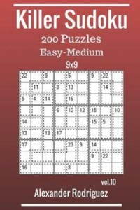 killer sudoku 9x9 puzzles easy to medium 200 vol 10