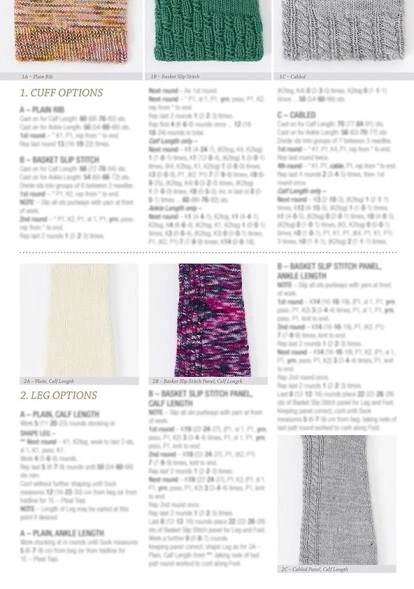 Patons 6 Page Leaflet #7023 Mix & Match Socks Knitted In Patonyle 4ply Artistry - Image 3 of 4