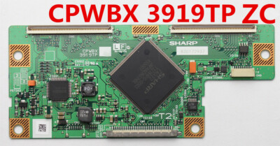 SHARP LCD CONTROLLER T-CON BOARD CPWBX3919TP ZC CPWBX 3919TP ZC