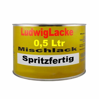 500ml Autolack spritzfertig für Chevrolet in Misty Lake 08U Metallic Ludwiglacke