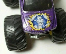 Monster Jam Truck WILD HAIR Hot Wheels Mad Rabbit On Hood