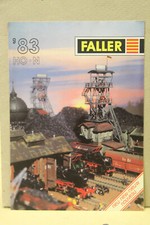 catalogo faller 83 modellismo ferroviario plastico locomotiva stazione treno