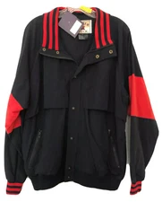 CUTTER  & BUCK  JACKET  " NEW WITH TAGS "  MEN'S SIZE LARGE DARK NAVY AND RED 