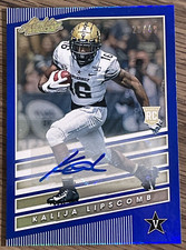 2020 Absolute Rookie Signatures Spectrum Blue #17 Kalija Lipscomb /49