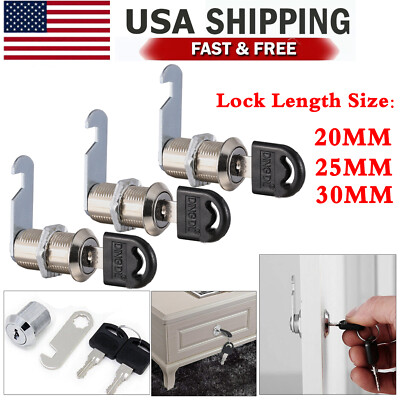 Universal Cabinet Lock Furniture Lock Tool Box Lock Chest Key Storage ...