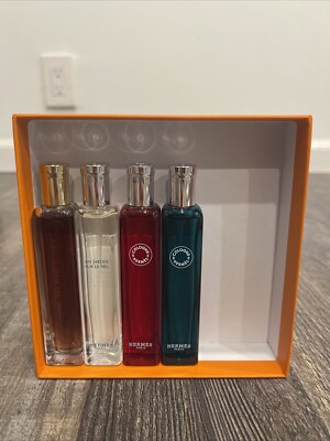 Hermes Collection Perfume Colognes Travel Fragrance of 4 Pieces