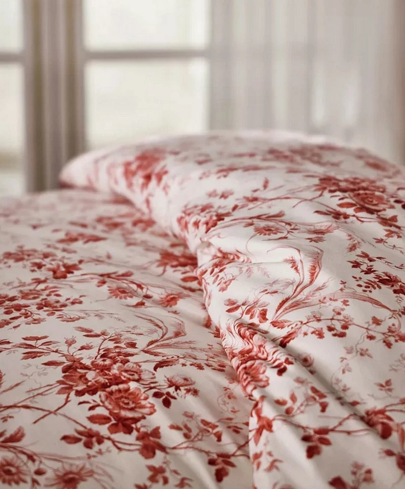 LAUREN RALPH LAUREN Annie 3-Pc. Comforter Set Full/Queen Red $420 Cotton - Image 3 of 4