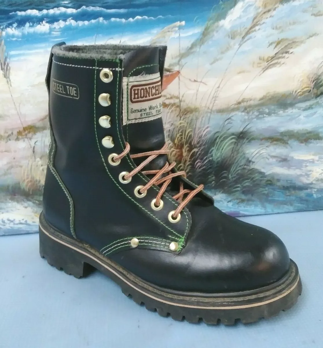 Mens b width work boots sale