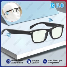 Wireless Bluetooth 5.0 Smart Glasses Hands-Free Call Music Sunglasses Waterproof