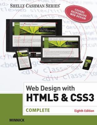 Web Design with HTML & Css3: Complete by Minnick, Jessica