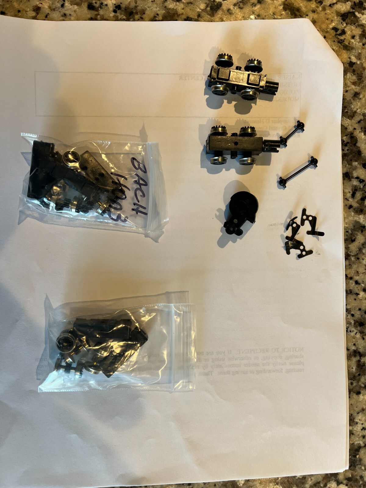 Bachmann & Kadee HOn3 Trucks and Couplers Lot of Parts eBay